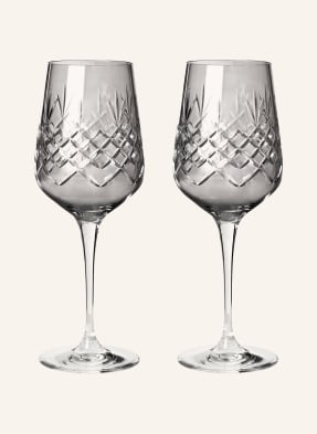 FREDERIK BAGGER Set of 2 wine glasses CRISPY MONSIEUR EMERALD
