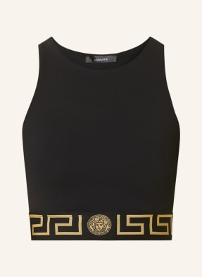 VERSACE Cropped top with cut-out
