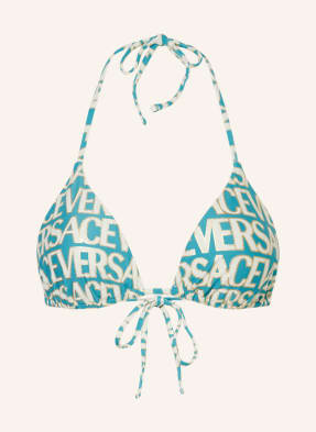 VERSACE Triangel-Bikini-Top mit Glitzergarn