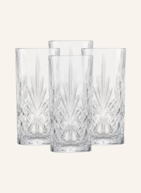 SCHOTT ZWIESEL Set of 4 tall drinking glasses SHOW