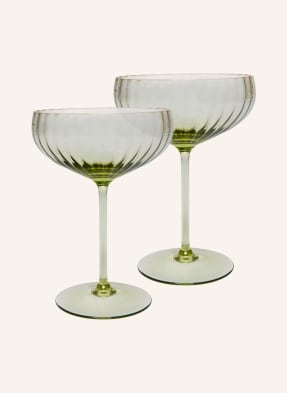 ANNA VON LIPA Set of 2 champagne glasses LYON
