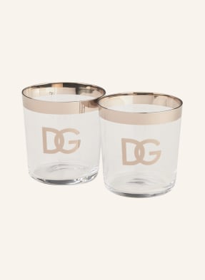 DOLCE & GABBANA CASA Set of 2 drinking glasses