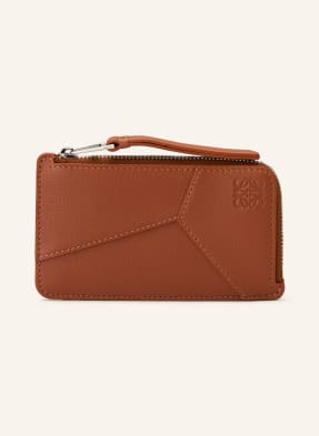 LOEWE Card case PUZZLE EDGE with coin compartment