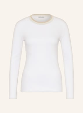 PESERICO Long sleeve shirt with glitter thread