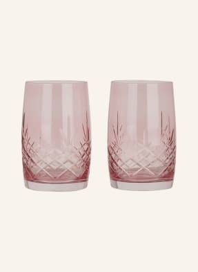 FREDERIK BAGGER Set of 2 drinking glasses CRISPY AQUA XL