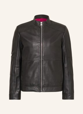 HUGO Leather jacket LOKIS