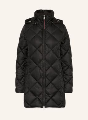 TOMMY HILFIGER Quilted coat with removable hood