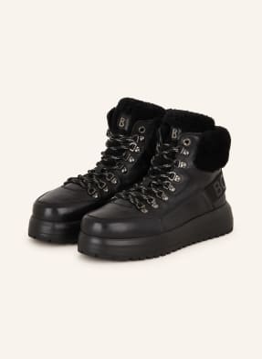 BOGNER Lace-up boots ANTWERP L11A with real fur