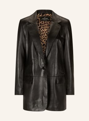 MILESTONE Leather blazer MSCOLI