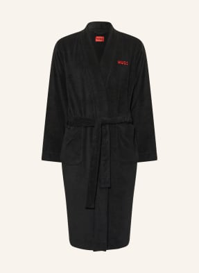 HUGO Men\'s bathrobe TERRY GOWN in black