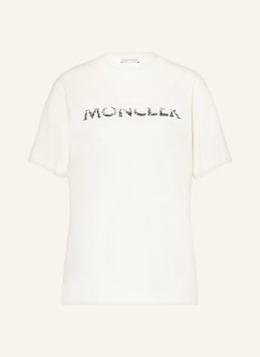 MONCLER T-shirt z cekinami