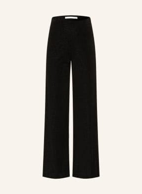 RAFFAELLO ROSSI Wide leg trousers ELAINE made of velvet with glitter thread