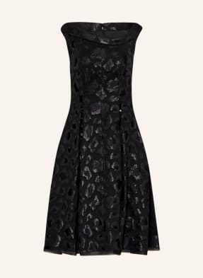 TALBOT RUNHOF Jacquard dress with glitter thread and sequins