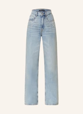 maje Straight Jeans PETOILE mit Schmucksteinen