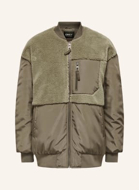 ONLY Bomber jacket in mixed materials