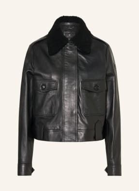 BELSTAFF Leather jacket ROWAN with real fur