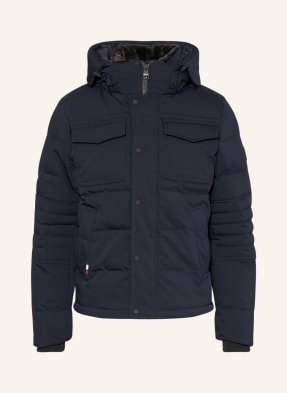 TOMMY HILFIGER Quilted jacket ROCKIE with detachable faux fur