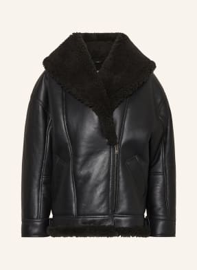 Acne Studios Oversized leather jacket