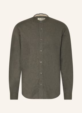 FIL NOIR Shirt ANCONA shaped fit with stand-up collar