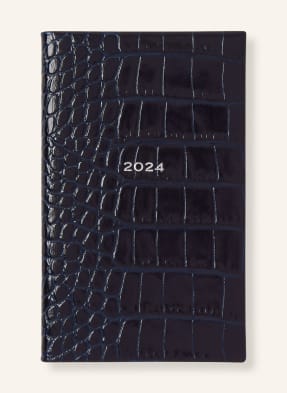 SMYTHSON Panama 2024 textured-leather fashion diary