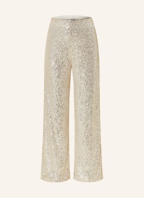 ICHI Wide leg trousers IHFAUCI with sequins