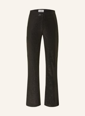 ICHI Wide leg trousers IHLOANE with sequins and glitter thread