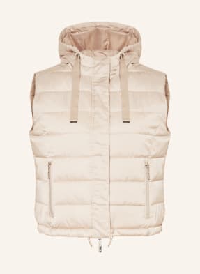 monari Quilted vest with glitter thread