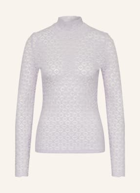 DANTE6 Long sleeve shirt COMO in broderie anglaise