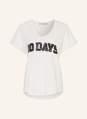 10DAYS T-Shirt mit Pailletten