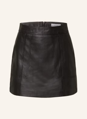 REISS Leather skirt EDIE