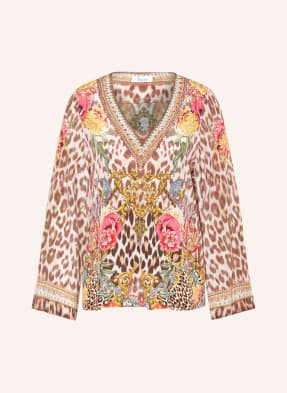 Princess GOES HOLLYWOOD Shirt blouse in silk with decorative gems