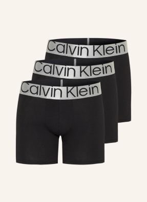 Calvin Klein Boxerky STEEL COTTON, 3 kusy v balení