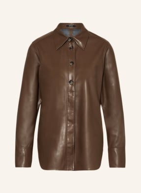 OPUS Shirt blouse FABOLI in leather look