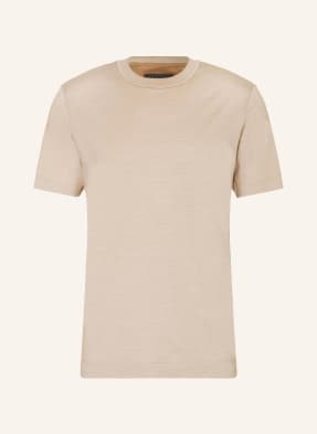 BOSS T-shirt TESAR z dodatkiem jedwabiu