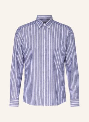 STROKESMAN'S Shirt regular fit with linen