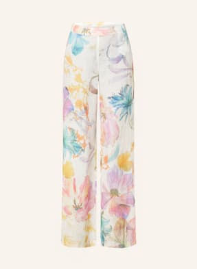 120%lino Wide leg trousers made of linen