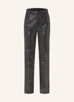 ROTATE Straight jeans with sequins