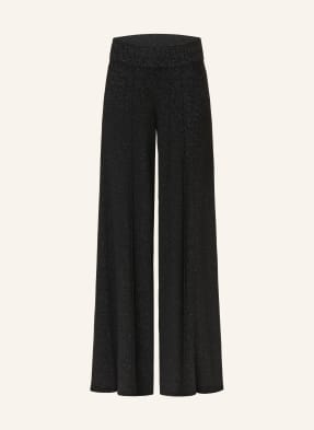 LISA YANG Knit trousers made of cashmere with glitter thread