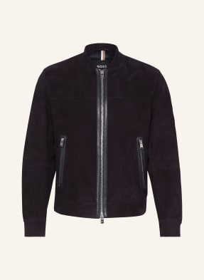 BOSS Leather jacket MALBANO