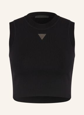 GUESS Knit top ALEXIA with decorative gems