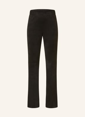 Juvia Bootcut trousers DELIA in leather look