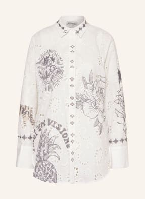 Grace Shirt blouse with broderie anglaise