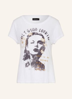 Grace T-shirt with linen