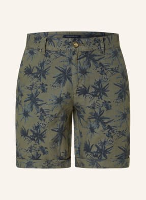 STROKESMAN'S Shorts slim fit with linen