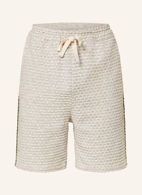 DRÔLE DE MONSIEUR Tweed-Shorts mit Galonstreifen