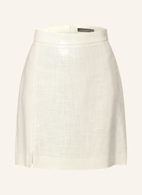 MARC CAIN Skirt with linen and sequins