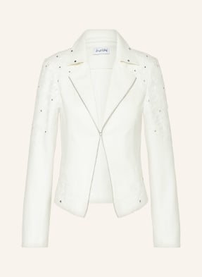Joseph Ribkoff Jacket with lace and rivets