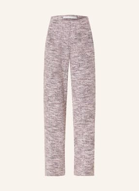 RAFFAELLO ROSSI Tweed wide leg trousers ELAINE with glitter thread