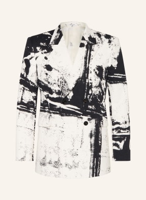 Mcqueen Oblekové Sako Slim Fit černá / bílá