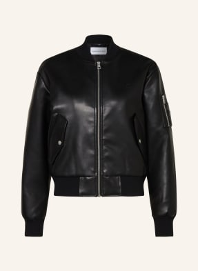 Calvin Klein Jeans Bomber jacket in leather look